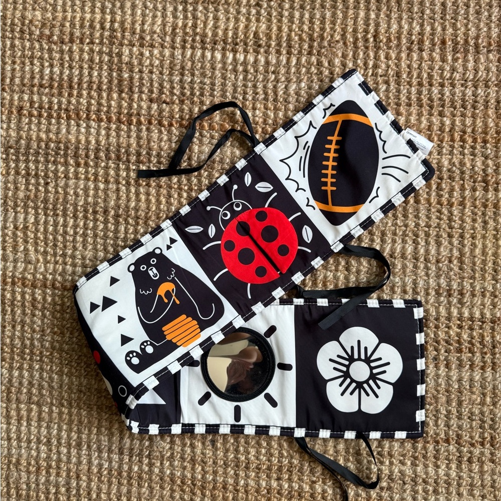 Black and White baby sensory toy